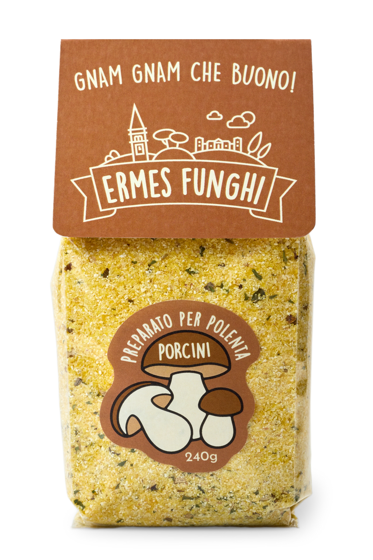 Confezione di Polenta ai Porcini Ermes Funghi