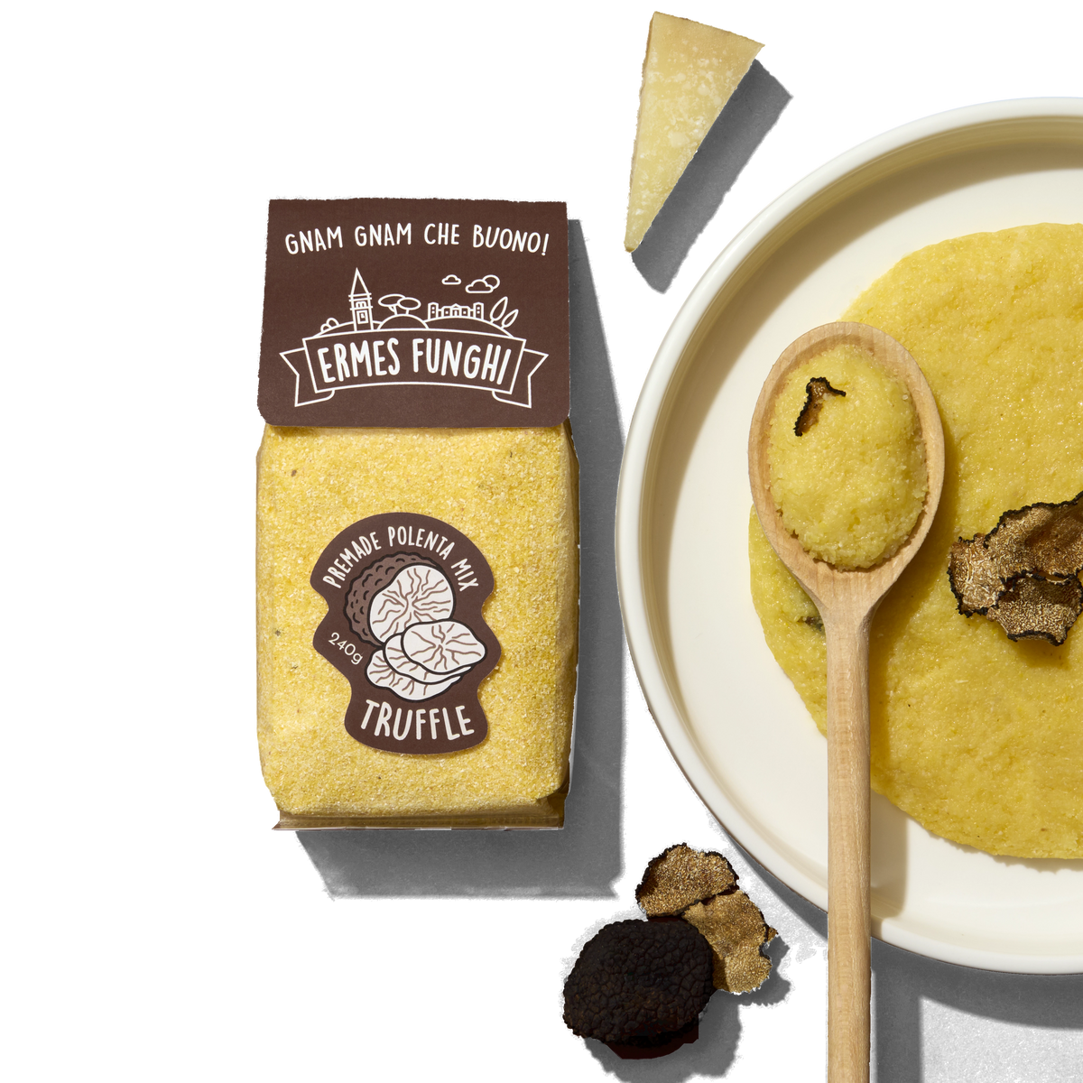 Polenta al Tartufo – ingredienti e piatto pronto