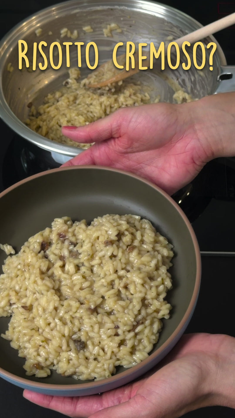 Risotto cremoso in 15 minuti, video ricetta Ermes Funghi