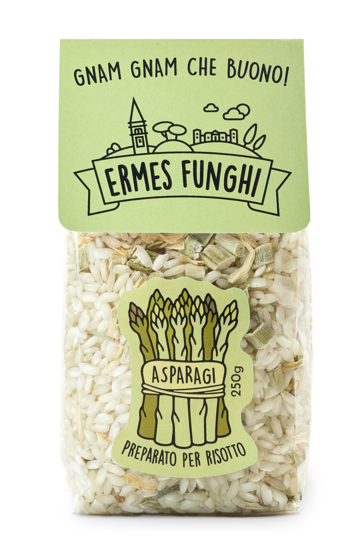 Confezione di Risotto agli Asparagi Ermes Funghi