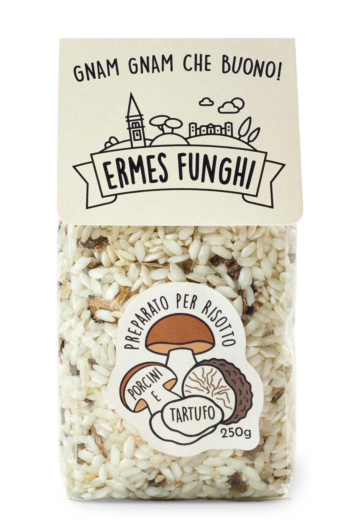 Confezione di Risotto ai Porcini e Tartufo Ermes Funghi