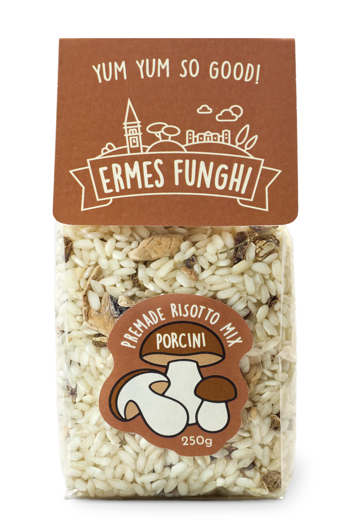 Porcini Risotto pouch by Ermes Funghi