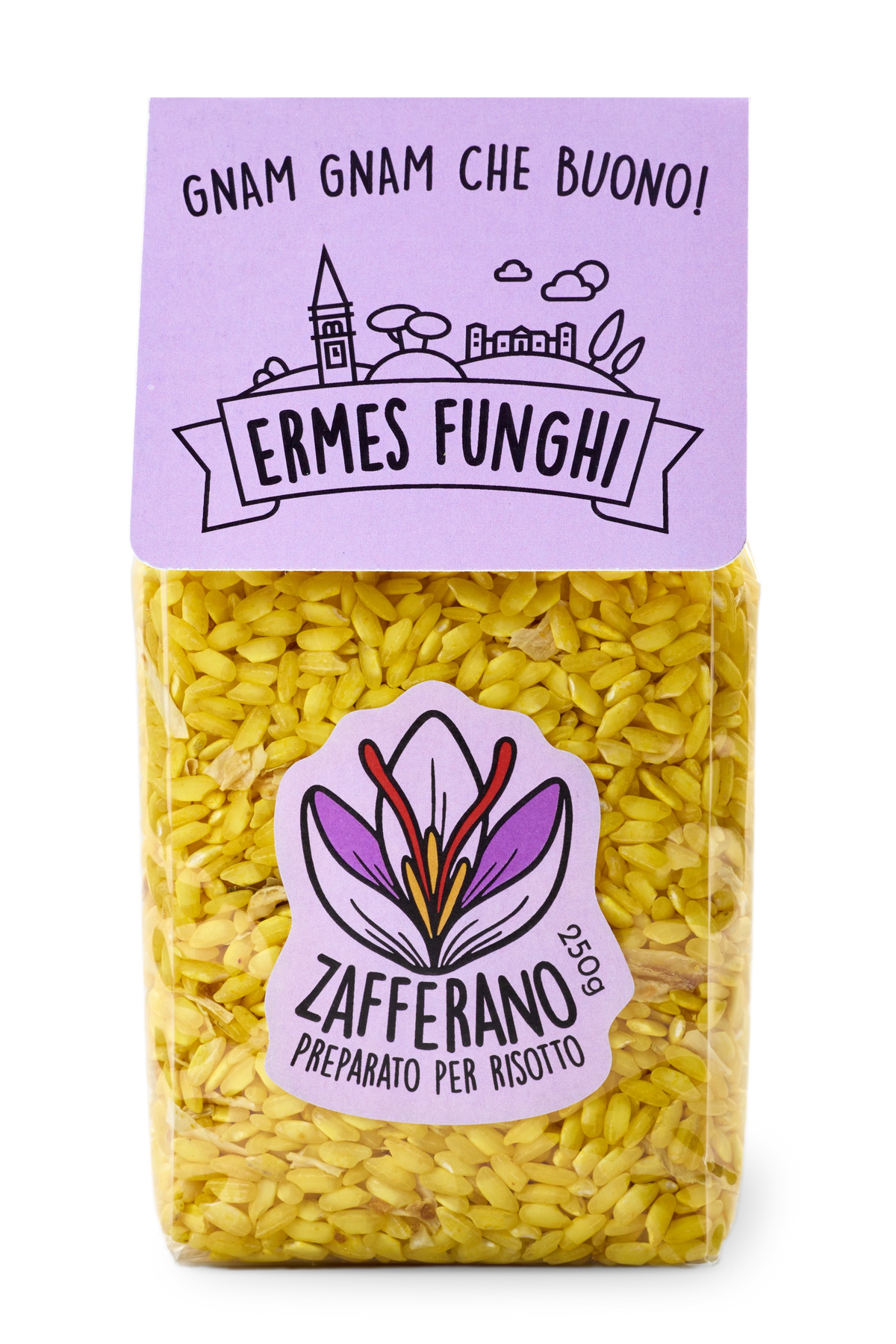 Confezione di Risotto allo Zafferano Ermes Funghi