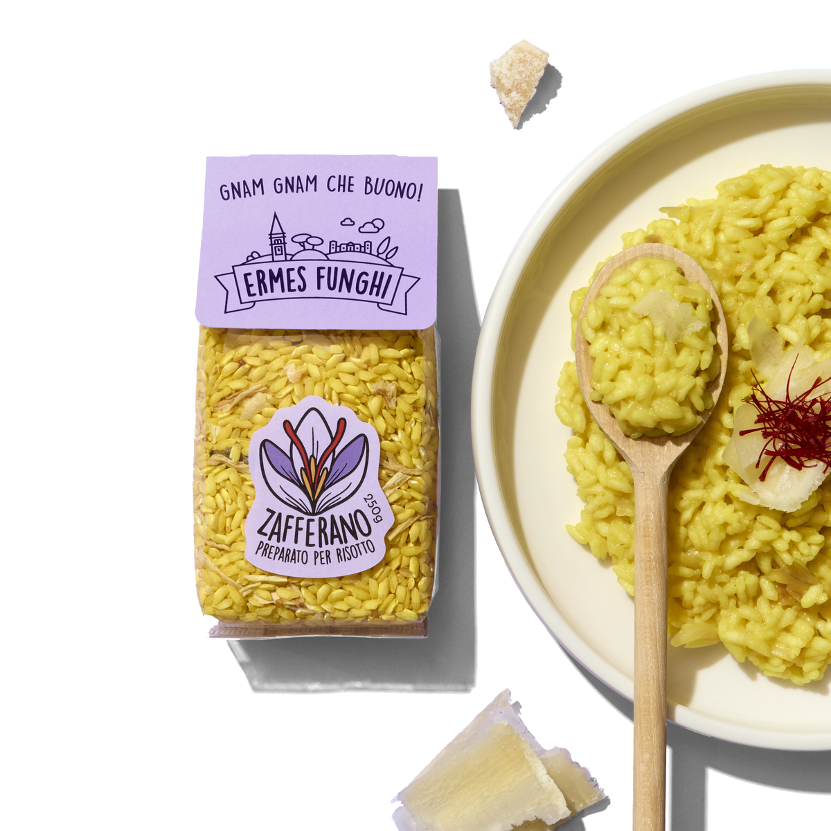 Risotto allo Zafferano – ingredienti e piatto pronto