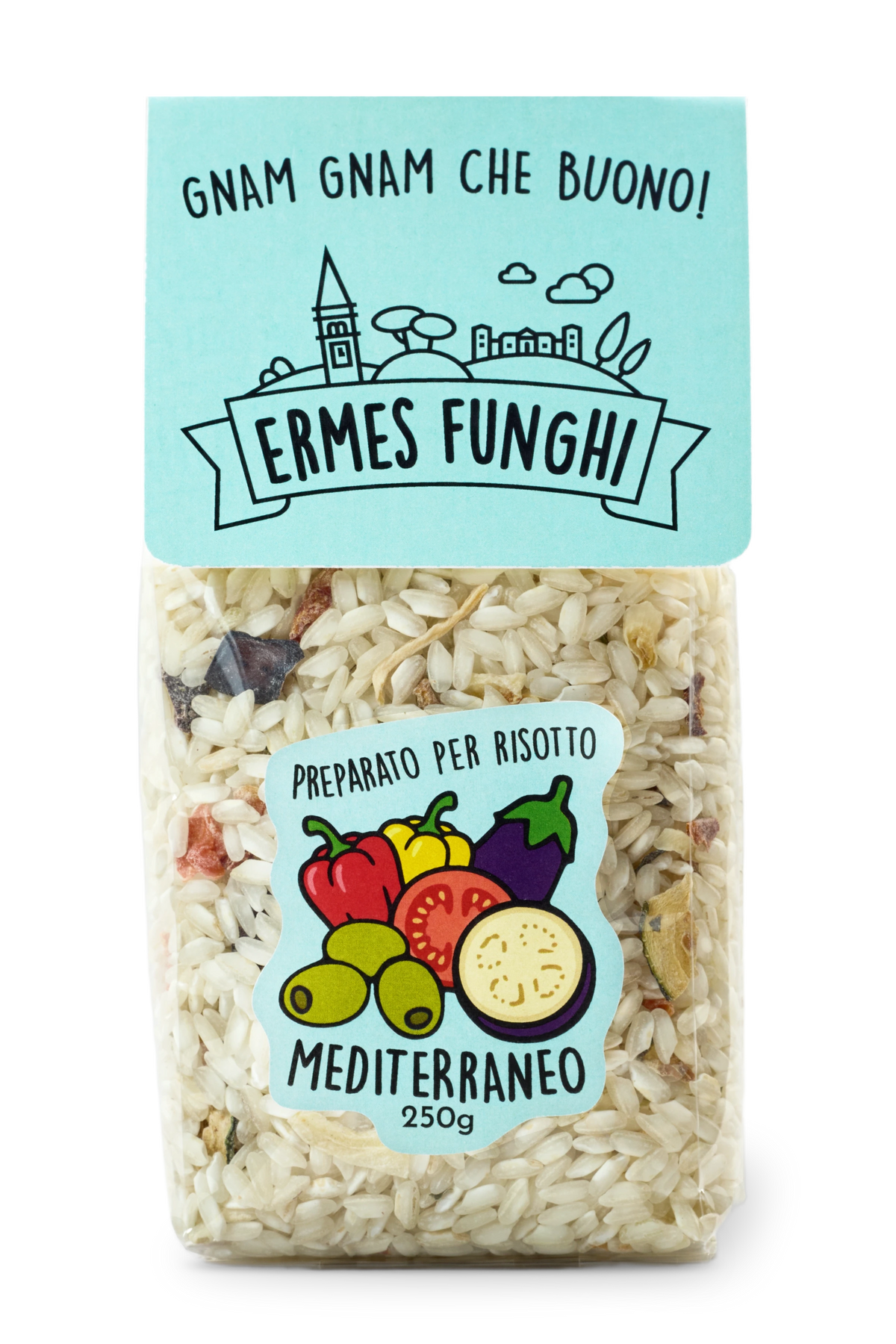 Confezione di Risotto Mediterraneo Ermes Funghi
